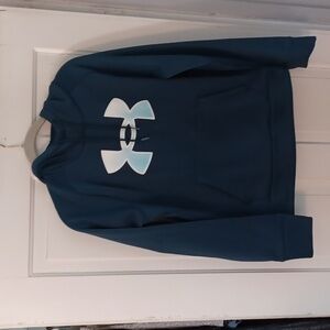 Womens Under Armour Small Royal Blue Hoodie Loose Fit